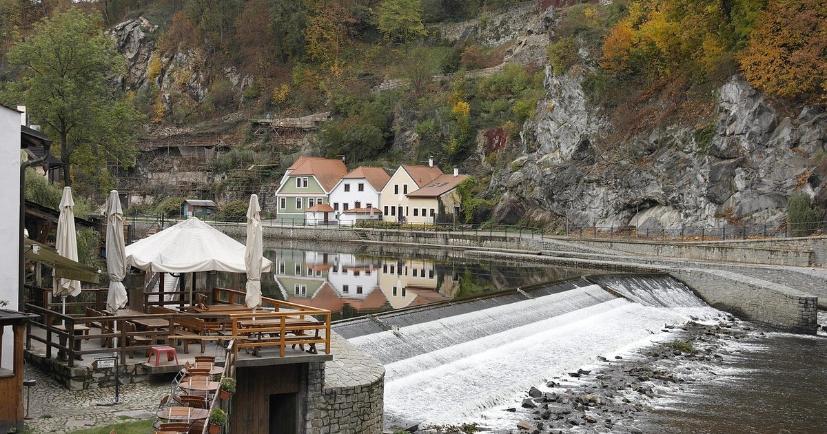 Český Krumlov, Czechia, in autumn