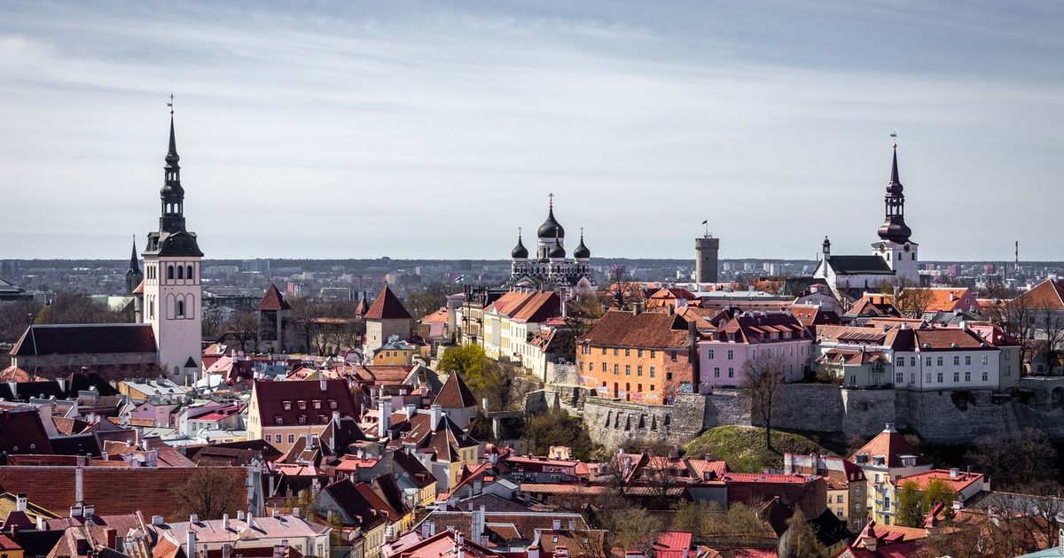 The old town of Tallinn, Estonia